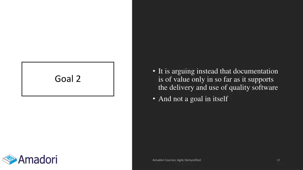 it is arguing instead that documentation