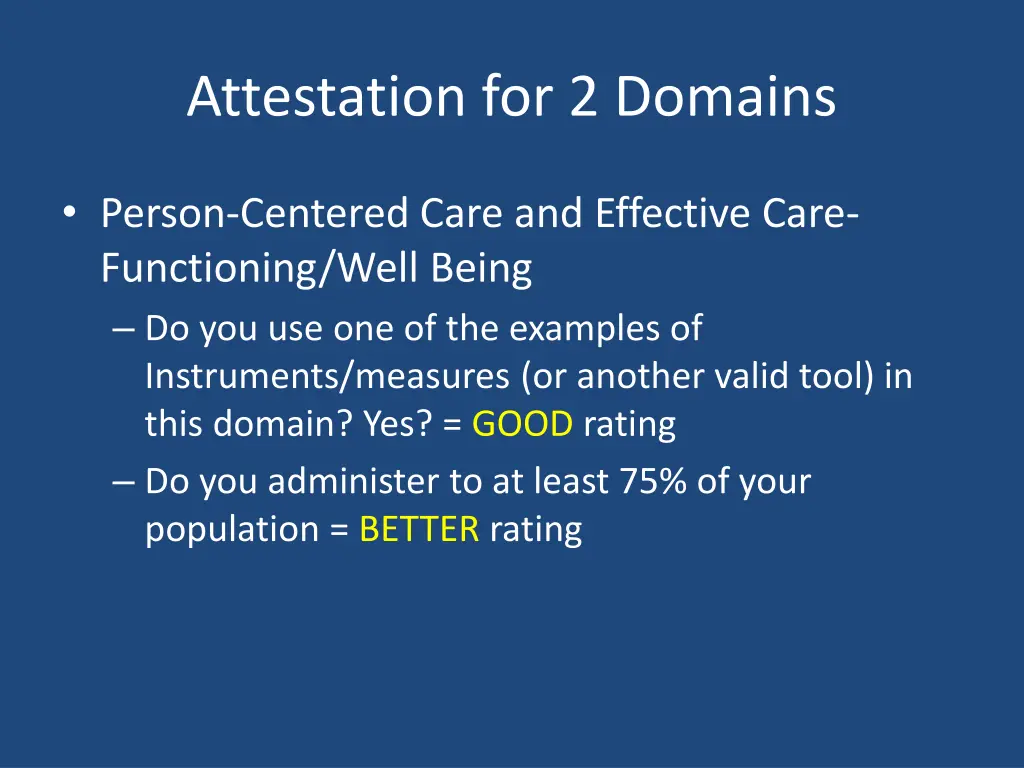attestation for 2 domains