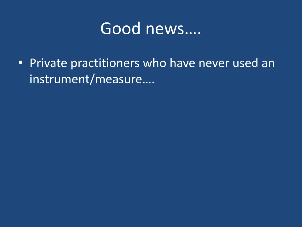 good news