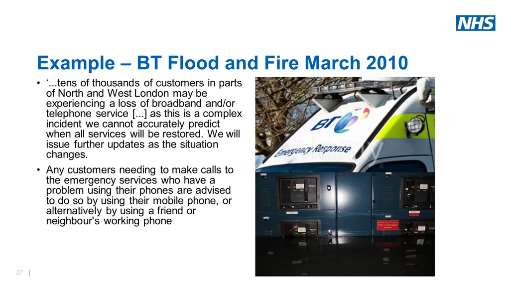 example bt flood and fire march 2010 tens