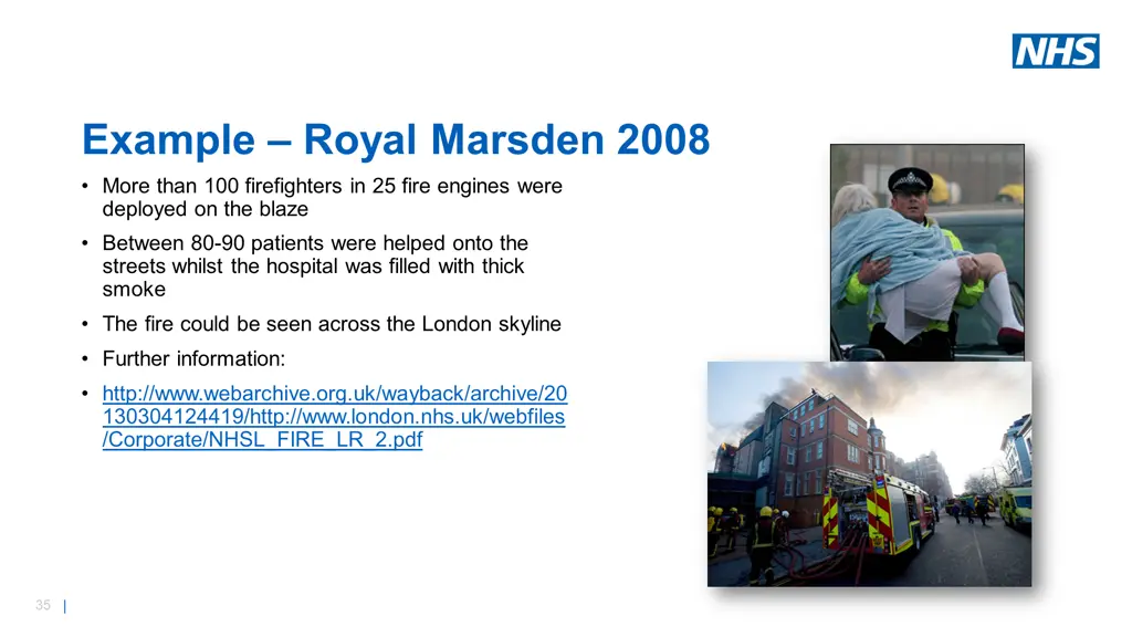 example royal marsden 2008 more than