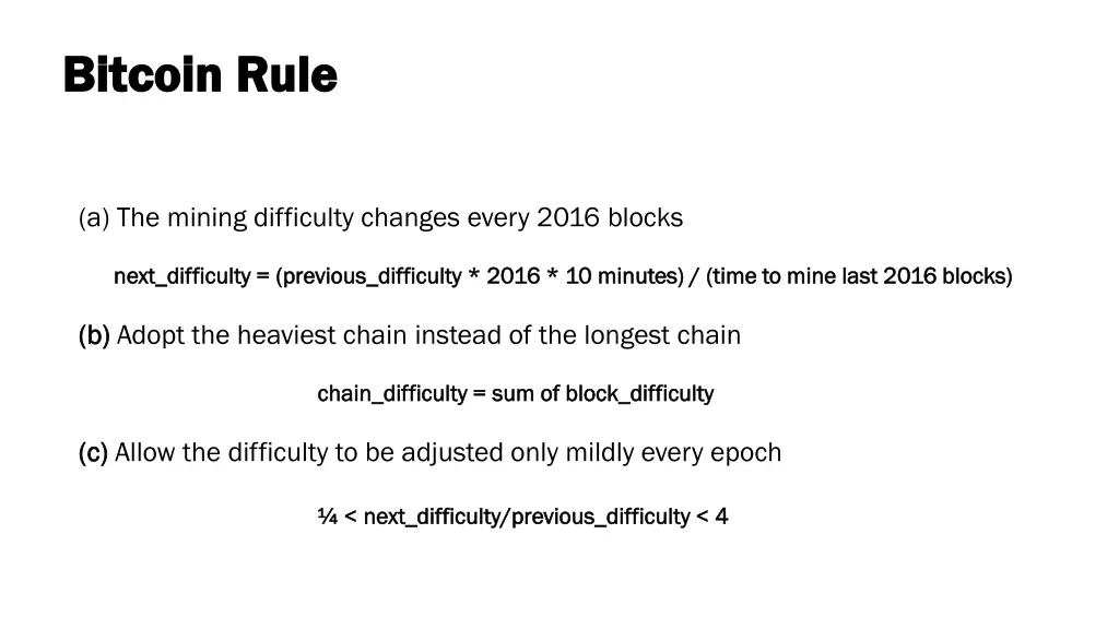 bitcoin rule bitcoin rule