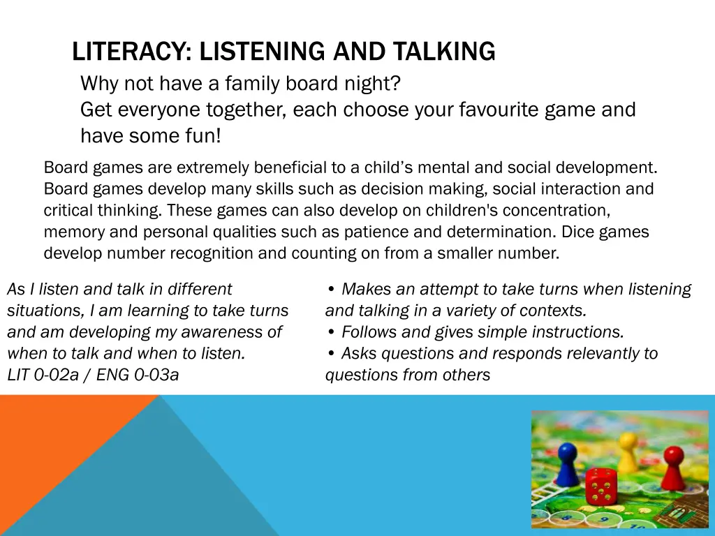 literacy listening and talking why not have