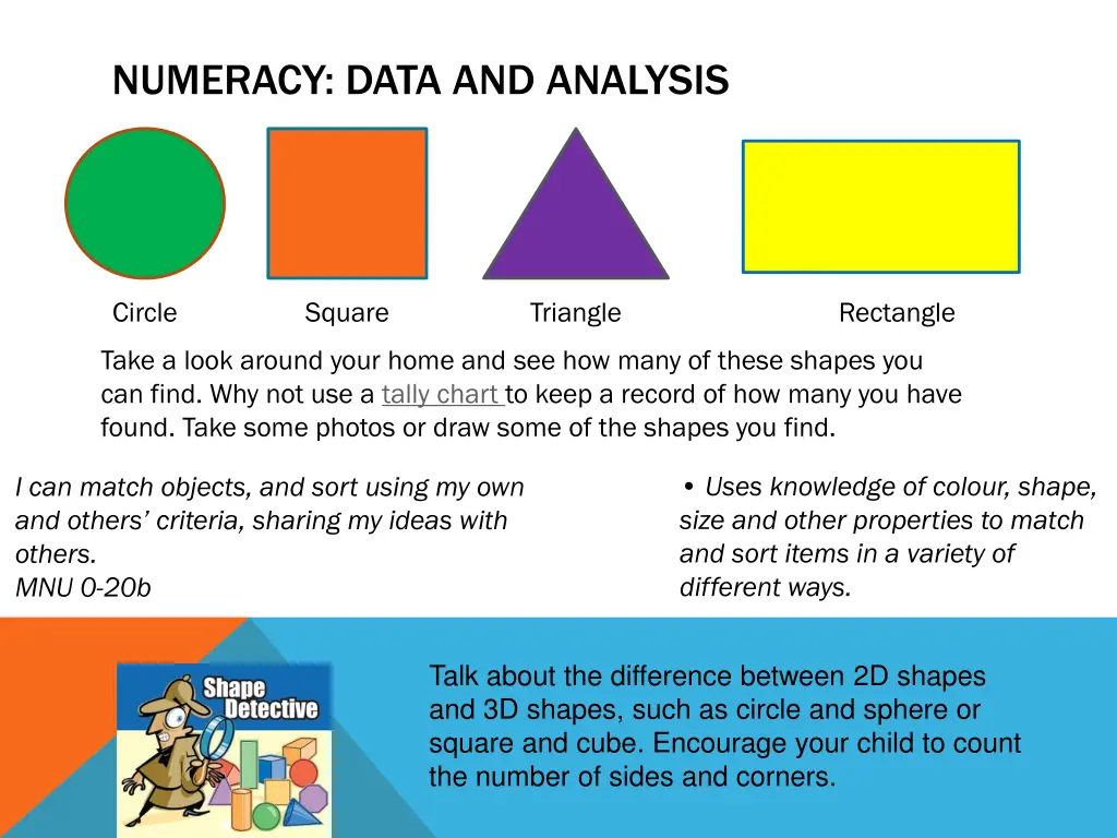 numeracy data and analysis