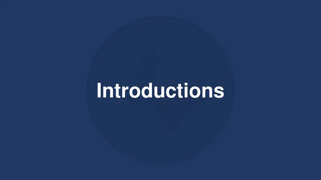 introductions