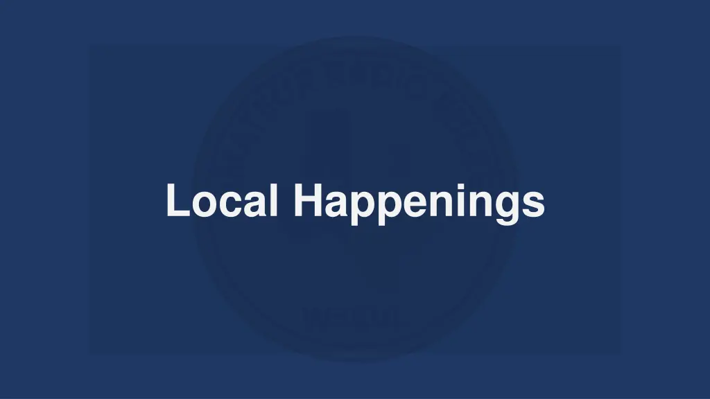 local happenings