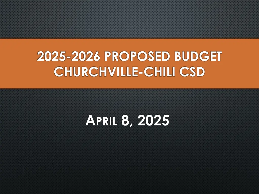 2025 2026 proposed budget churchville chili csd