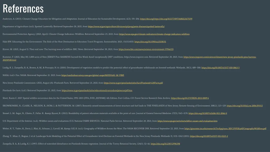 references