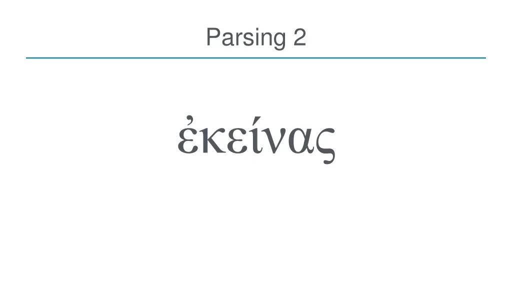 parsing 2