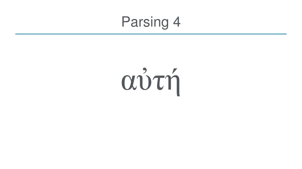 parsing 4