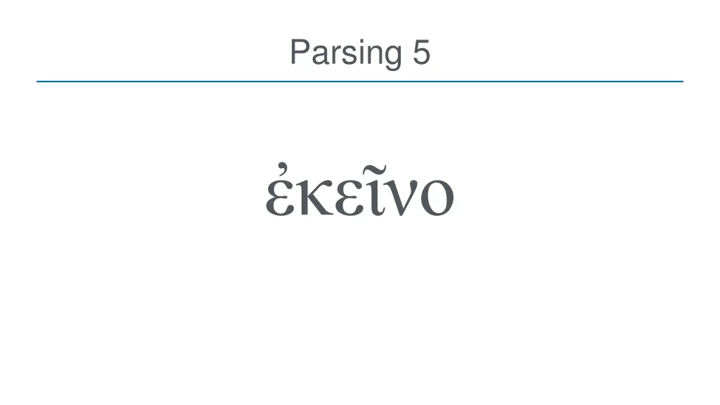 parsing 5