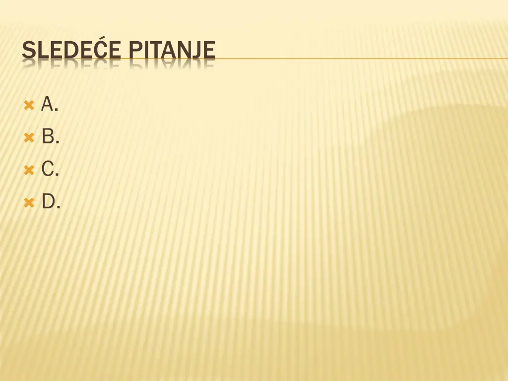 slede e pitanje