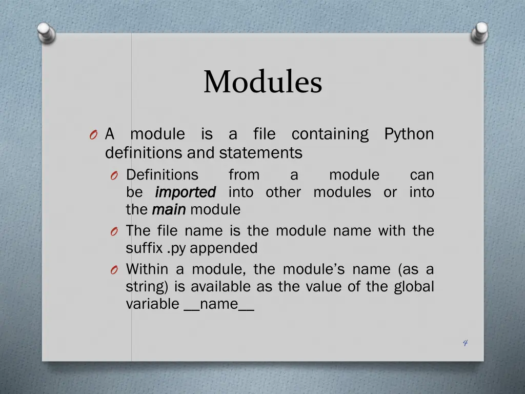 modules 2