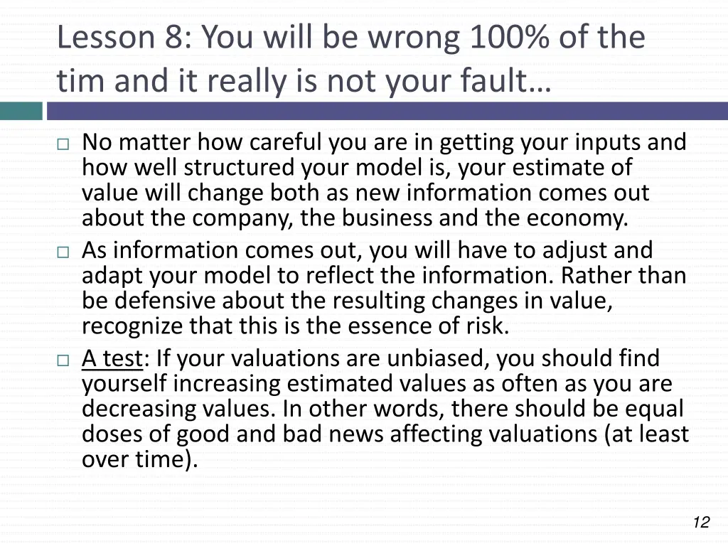 lesson 8 you will be wrong