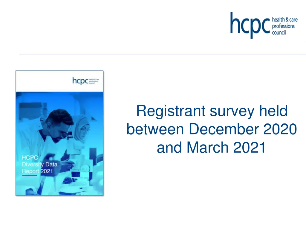 registrant survey held between december 2020