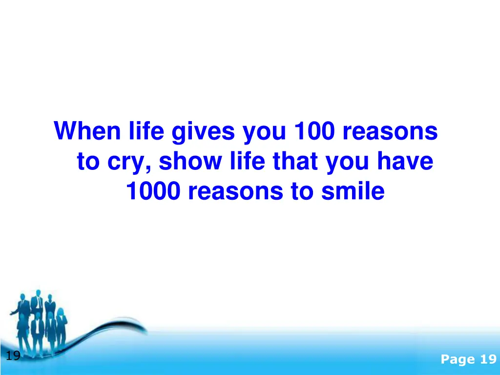 when life gives you 100 reasons to cry show life