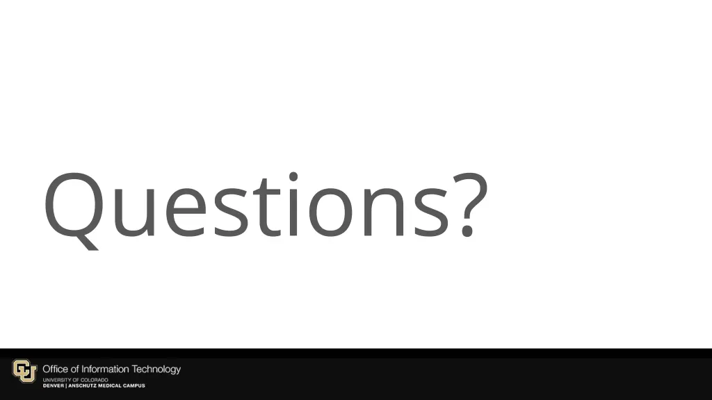 questions