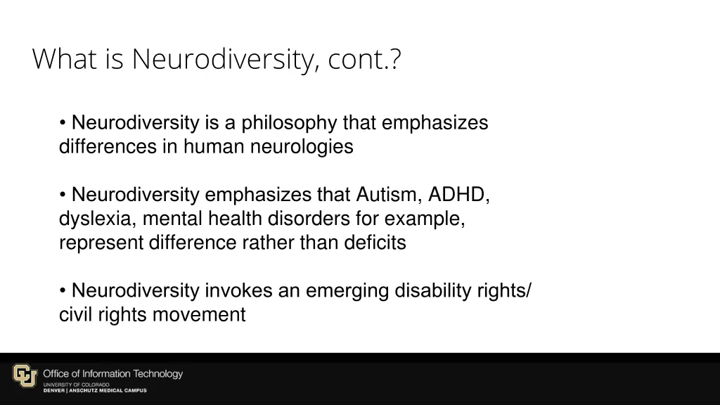 what is neurodiversity cont