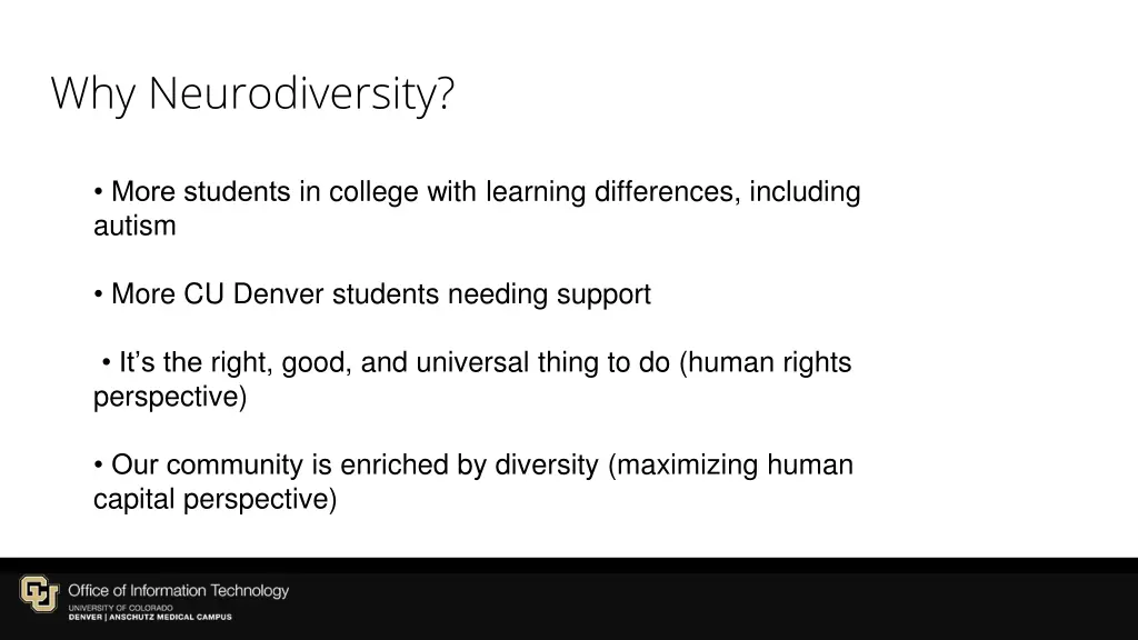 why neurodiversity