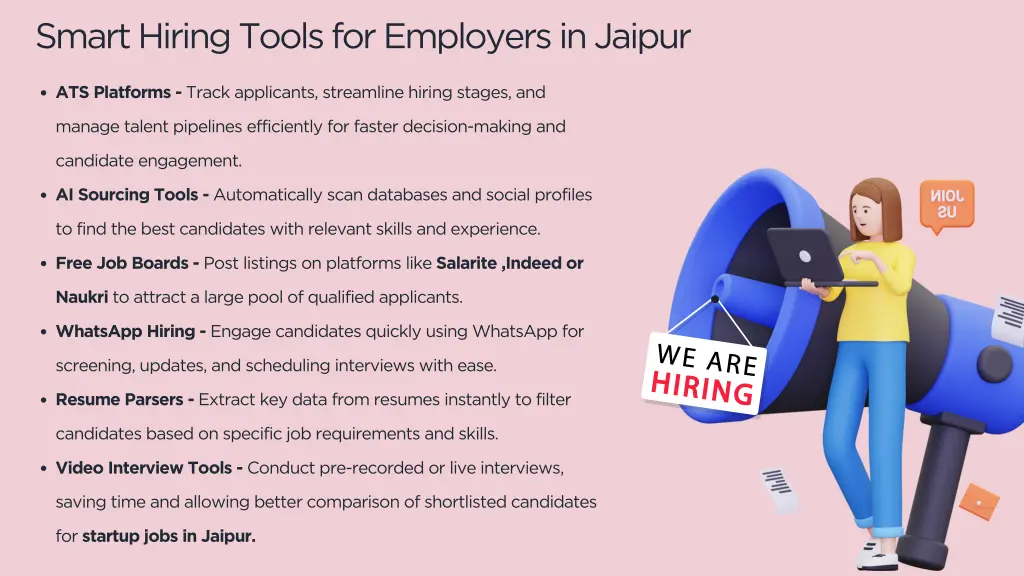 smart hiring tools for employers in jaipur