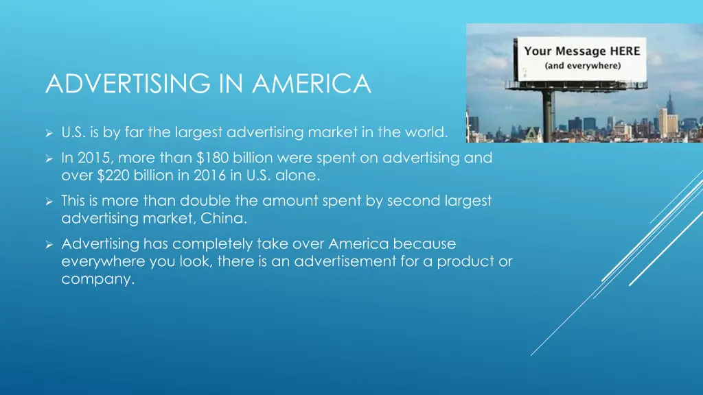 advertising in america