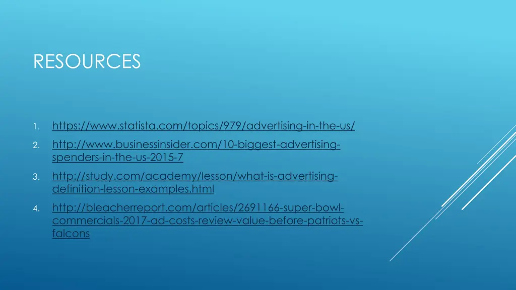 resources