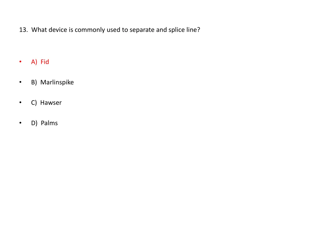 13 what device is commonly used to separate