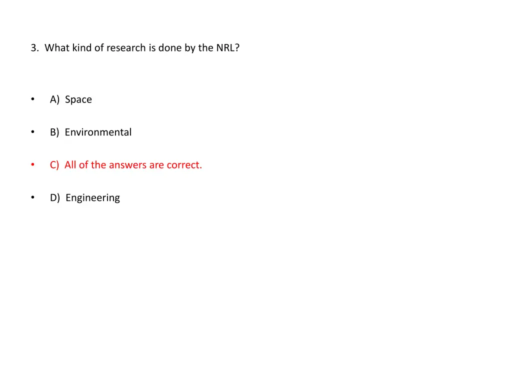 3 what kind of research is done by the nrl