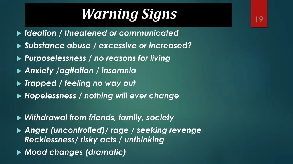 warning signs 1