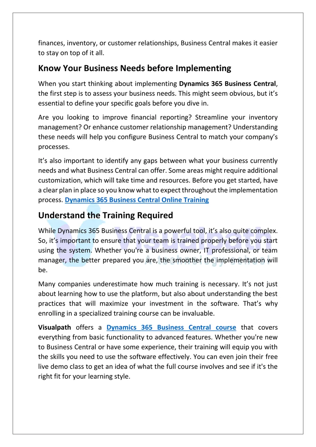 finances inventory or customer relationships