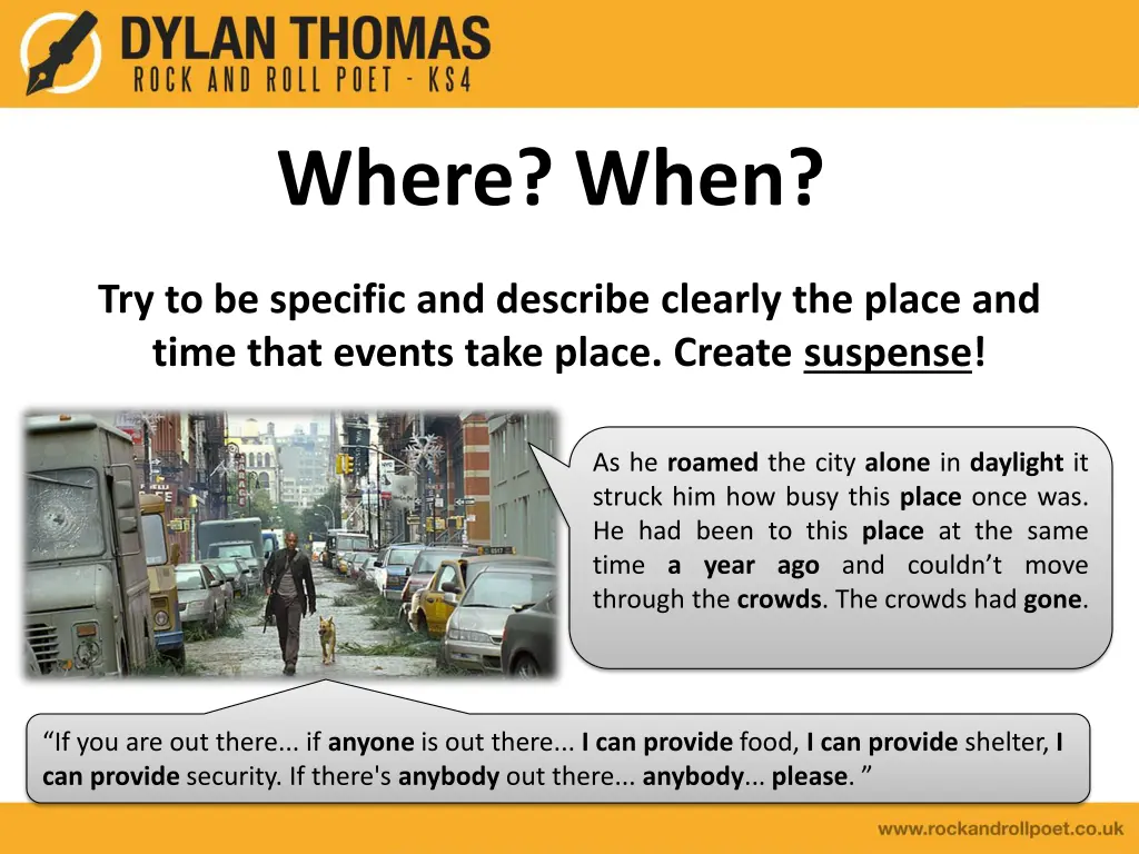 where when