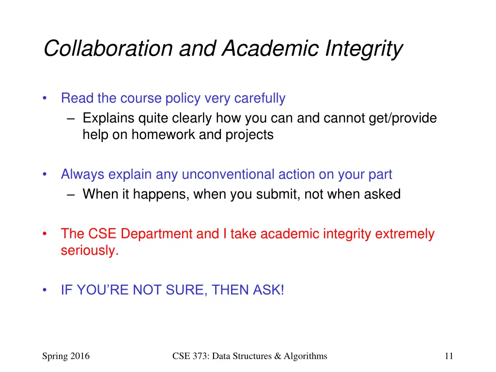 collaboration and academic integrity