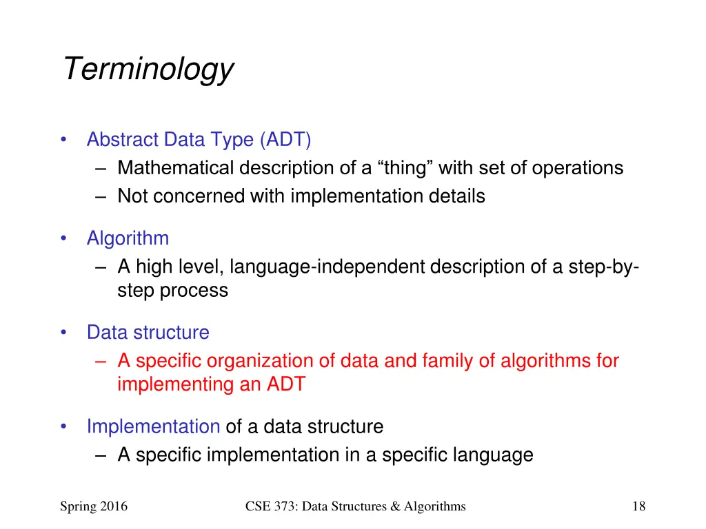 terminology