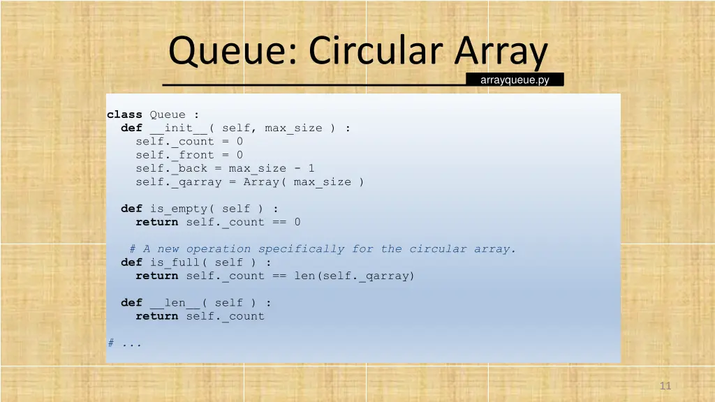 queue circular array 6