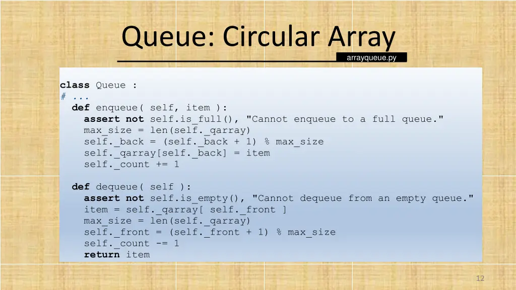 queue circular array 7