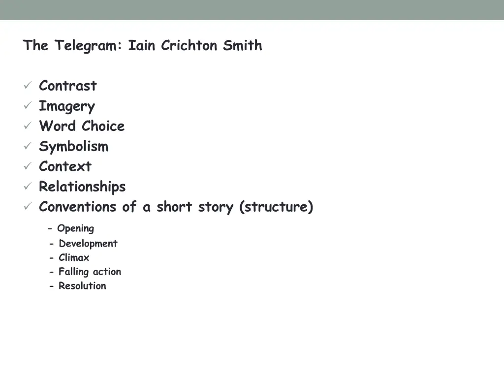 the telegram iain crichton smith