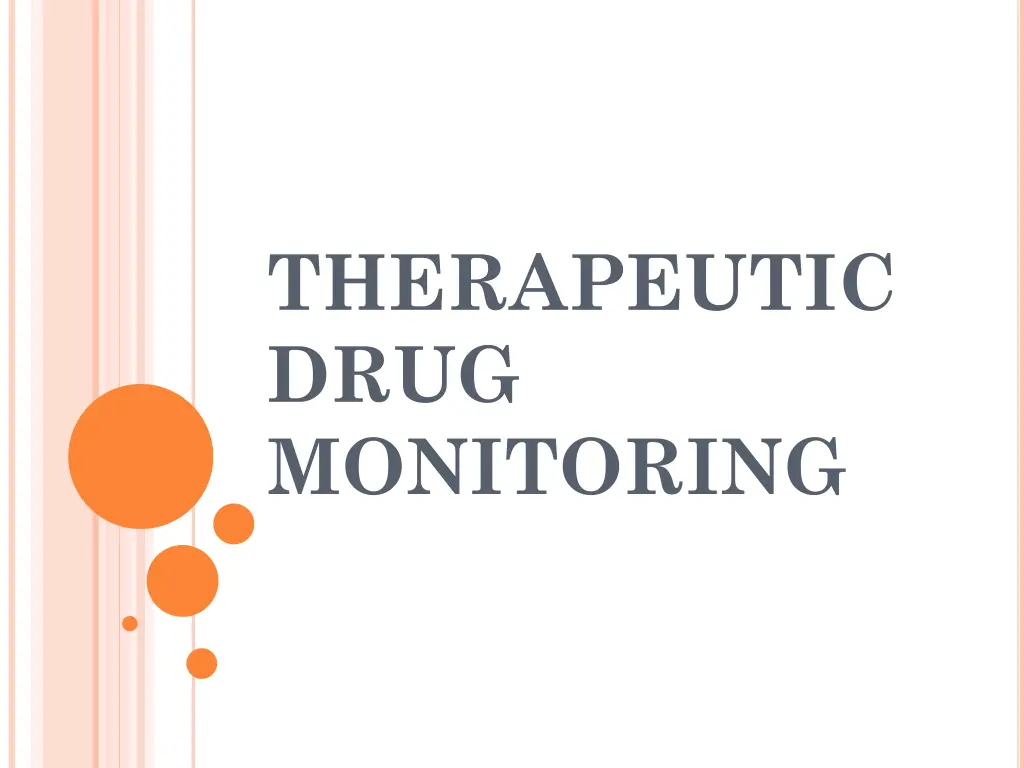 therapeutic drug monitoring
