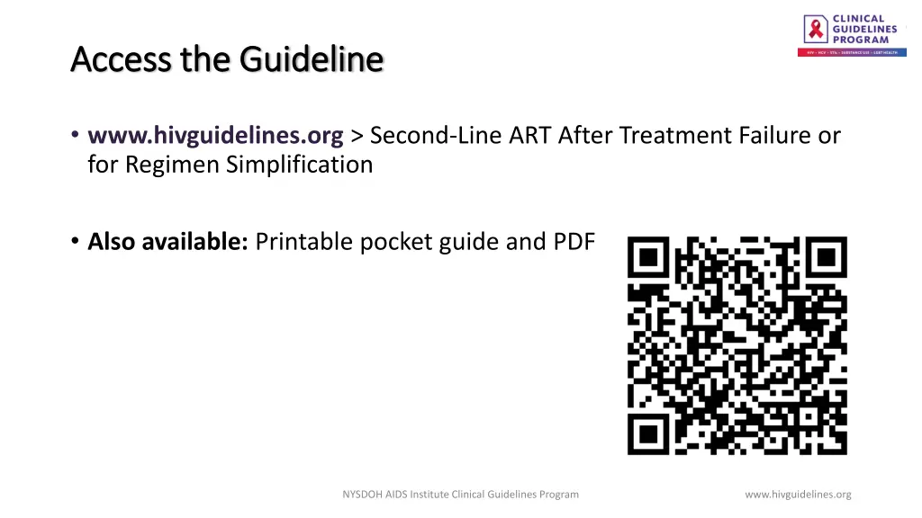 access the guideline access the guideline