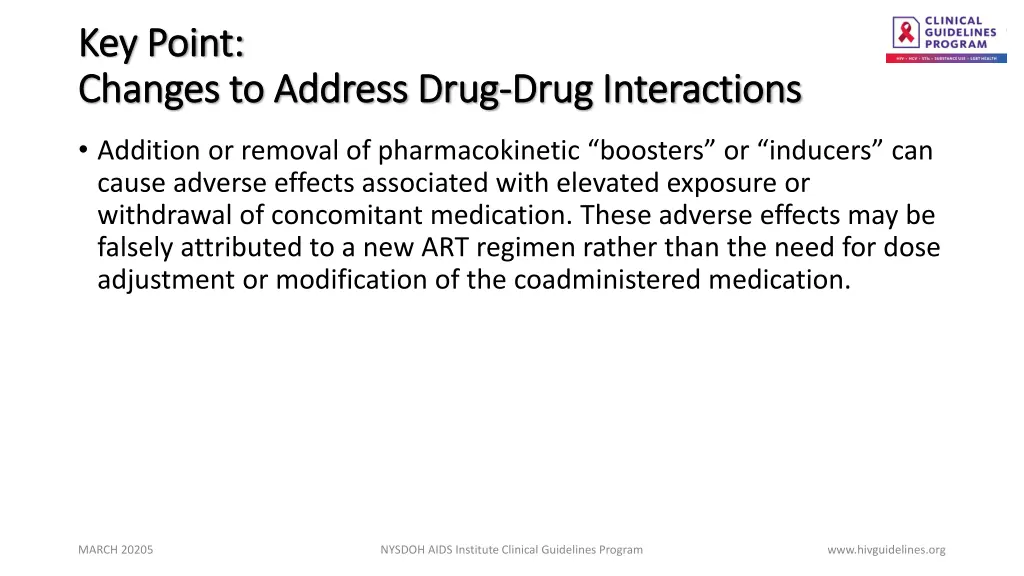 key point key point changes to address drug