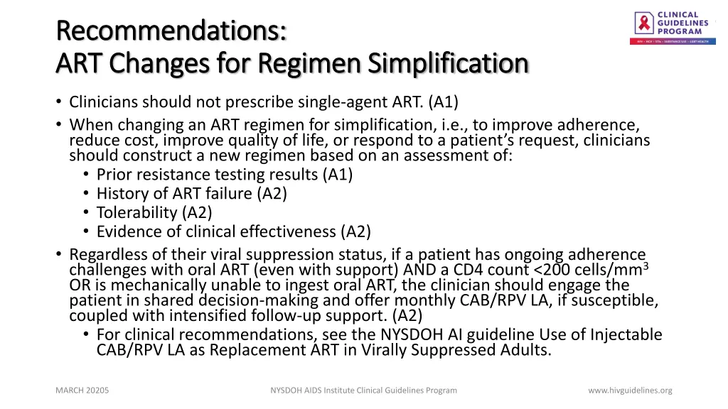 recommendations recommendations art changes