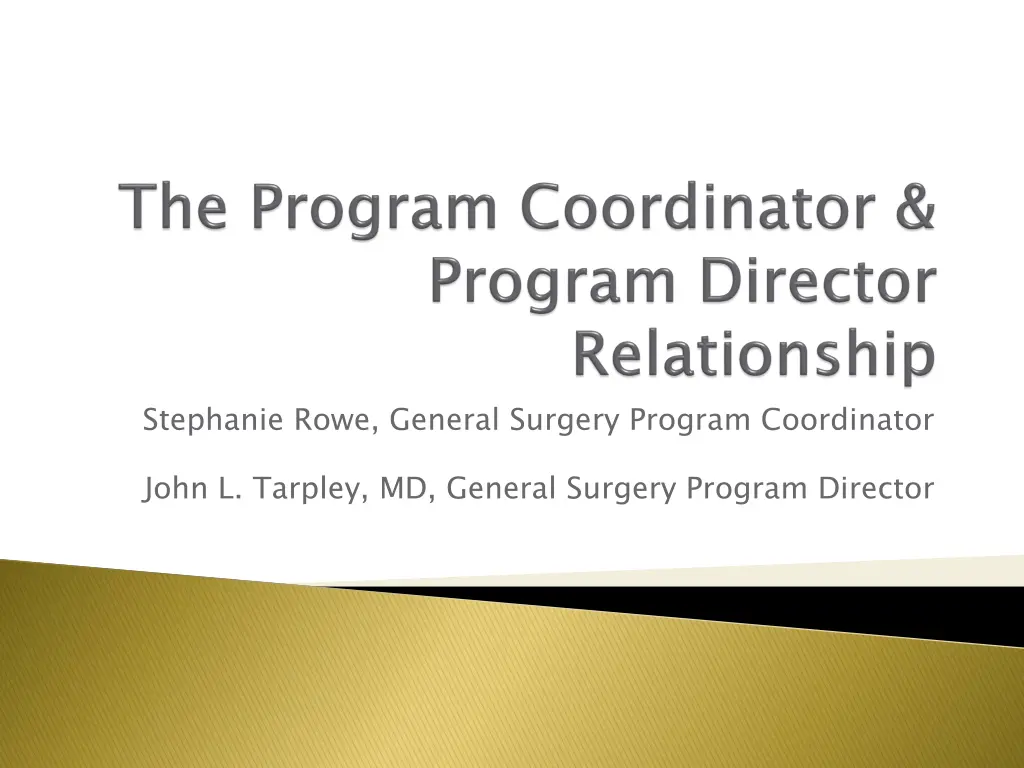 stephanie rowe general surgery program coordinator