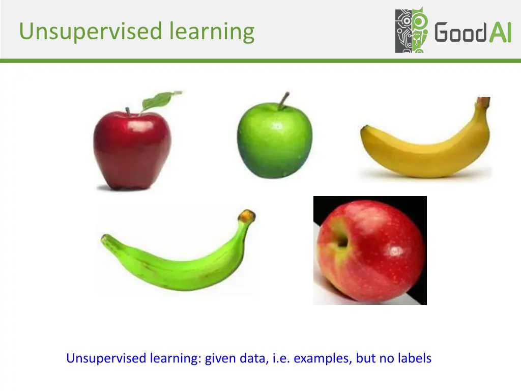 unsupervised learning