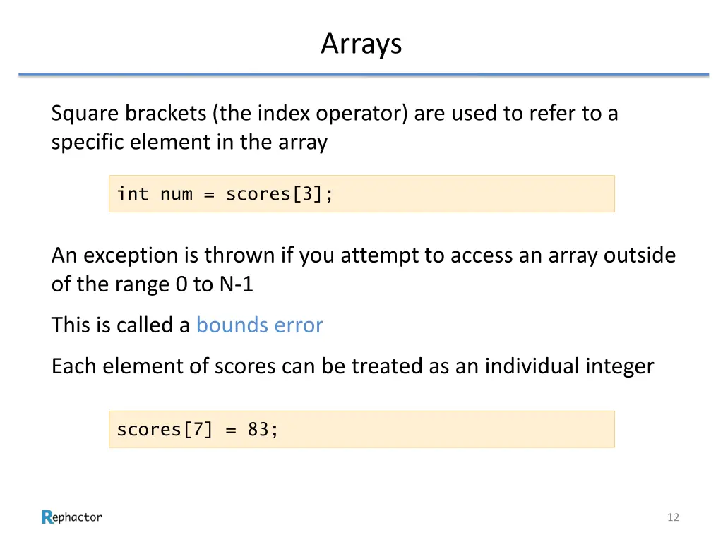 arrays 1