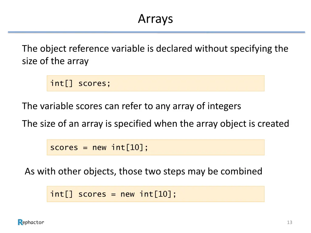 arrays 2