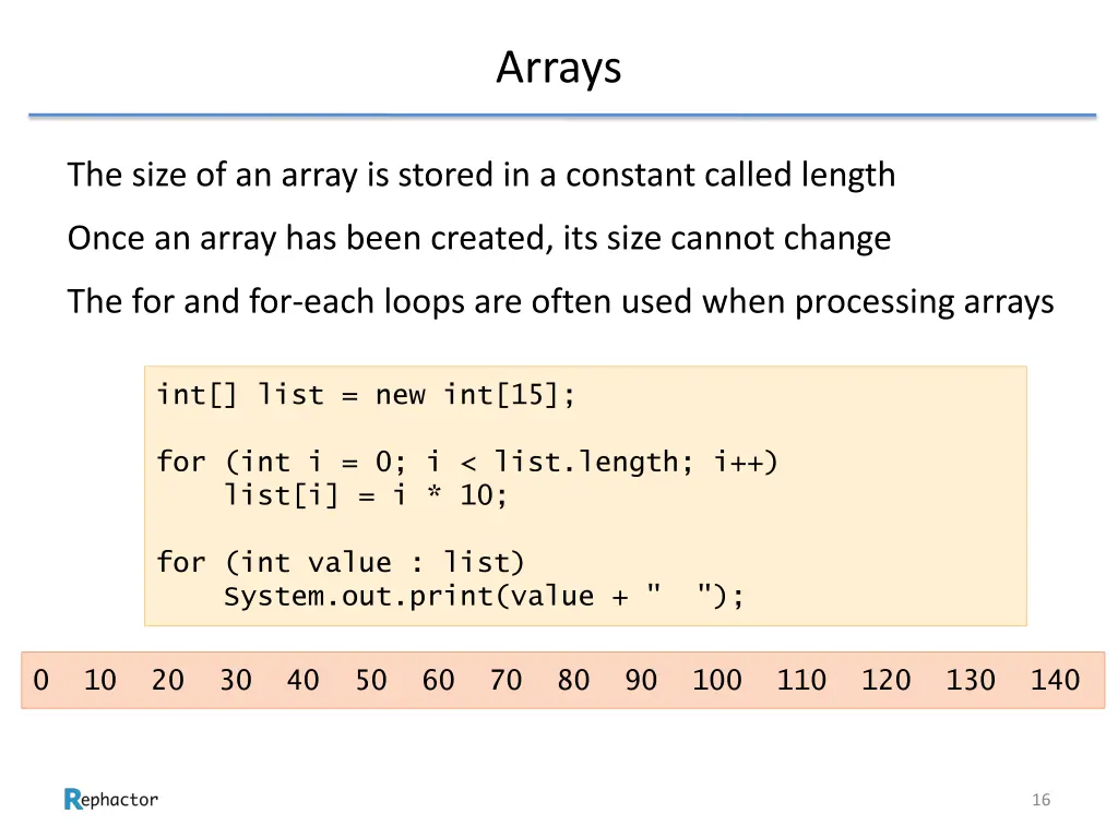 arrays 5