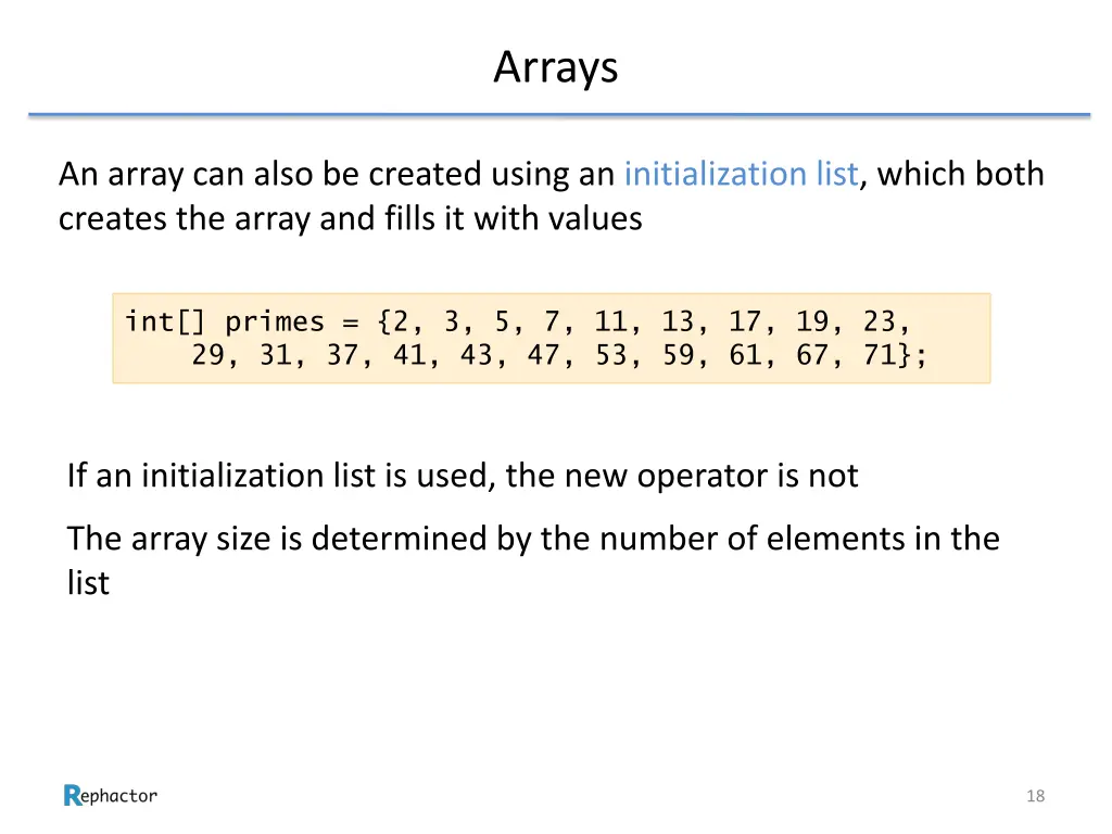 arrays 7