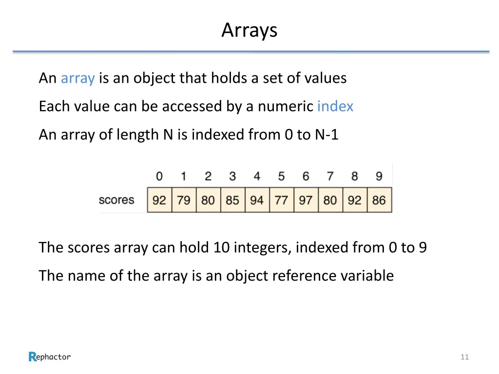 arrays