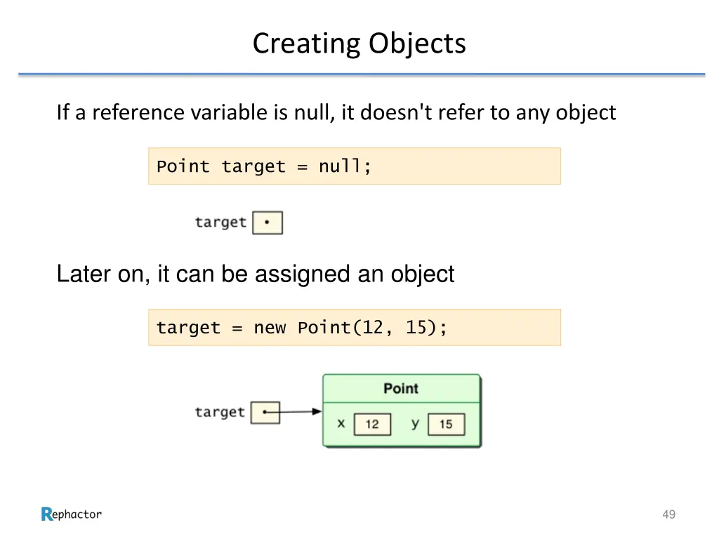 creating objects 2