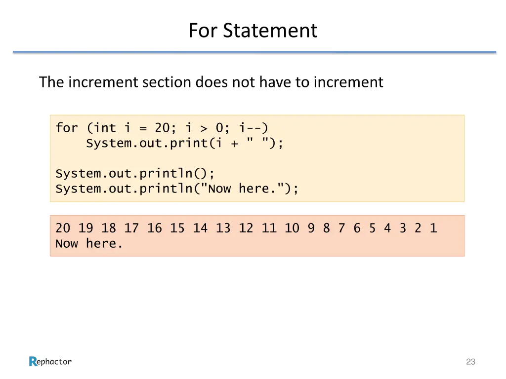 for statement 4