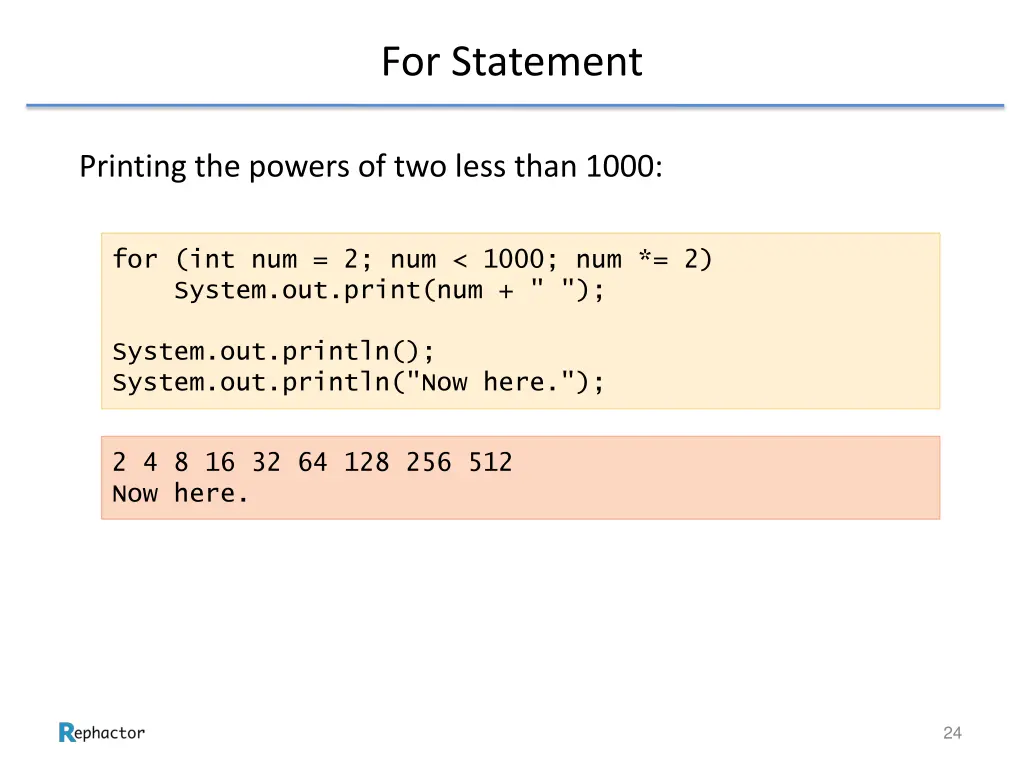 for statement 5